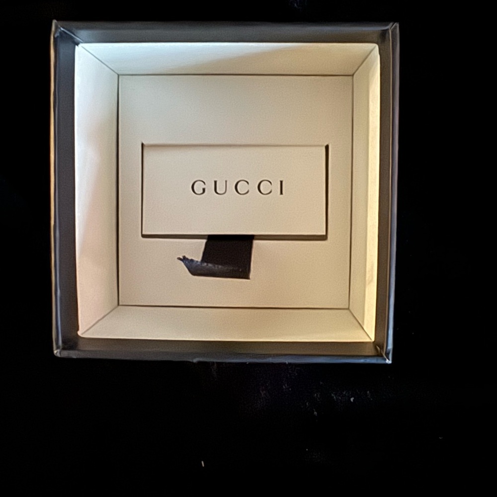 Authentic Gucci sterling silver trademark logo button stud earrings - Picture 9 of 13